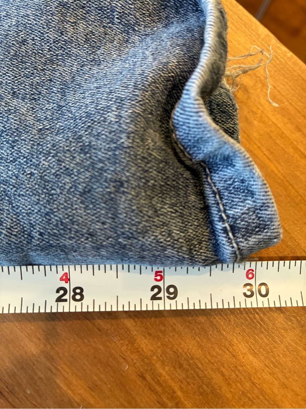 VIP Medium Blue Wide-Leg Tie Detail Jeans - Picture 9 of 9